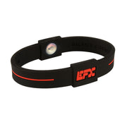 EFX PERFORMANCE Silicone Sport Wristband - Black / Red