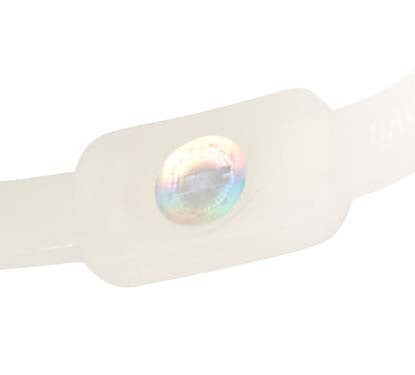 Silicone Ultra 2 Anklet - Translucent / White