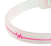 Silicone Ultra 2 Anklet - Translucent / Pink