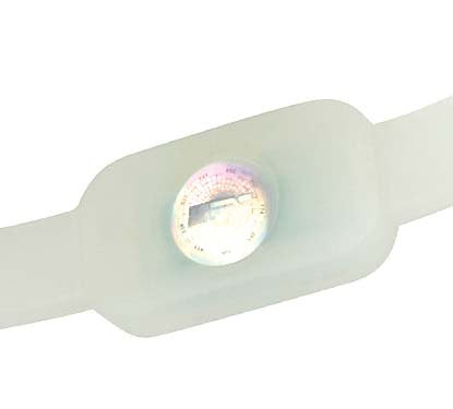Silicone Ultra 2 Anklet - Translucent / Teal