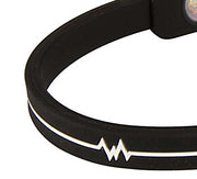 Silicone Ultra 2 Anklet - Black / White