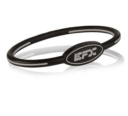 EFX PERFORMANCE Silicone Oval Wristband - Black / Grey