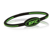 EFX PERFORMANCE Silicone Oval Wristband - Black / Green