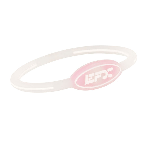 EFX PERFORMANCE Silicone Oval Wristband - Translucent / Pink - 7"