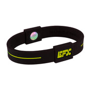 EFX PERFORMANCE Silicone Sport Wristband - Black / Yellow