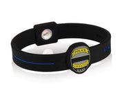 EFX PERFORMANCE Silicone Sport Wristband - Police Department (Blk/Blue)