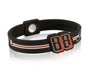Silicone Sport Wristband - NASCAR Dale Earnhardt Jr. (Blk/Red)