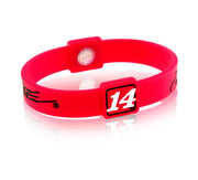 Silicone Sport Wristband - NASCAR Tony Stewart (Red/Blk)