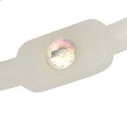 Silicone Ultra 1 Anklet - Translucent / White