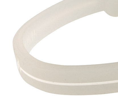 Silicone Ultra 1 Anklet - Translucent / White